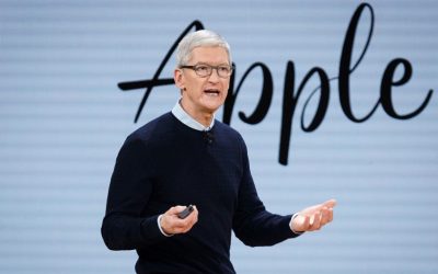 Apple becomes first company to hit $3 trillion market value, then slips